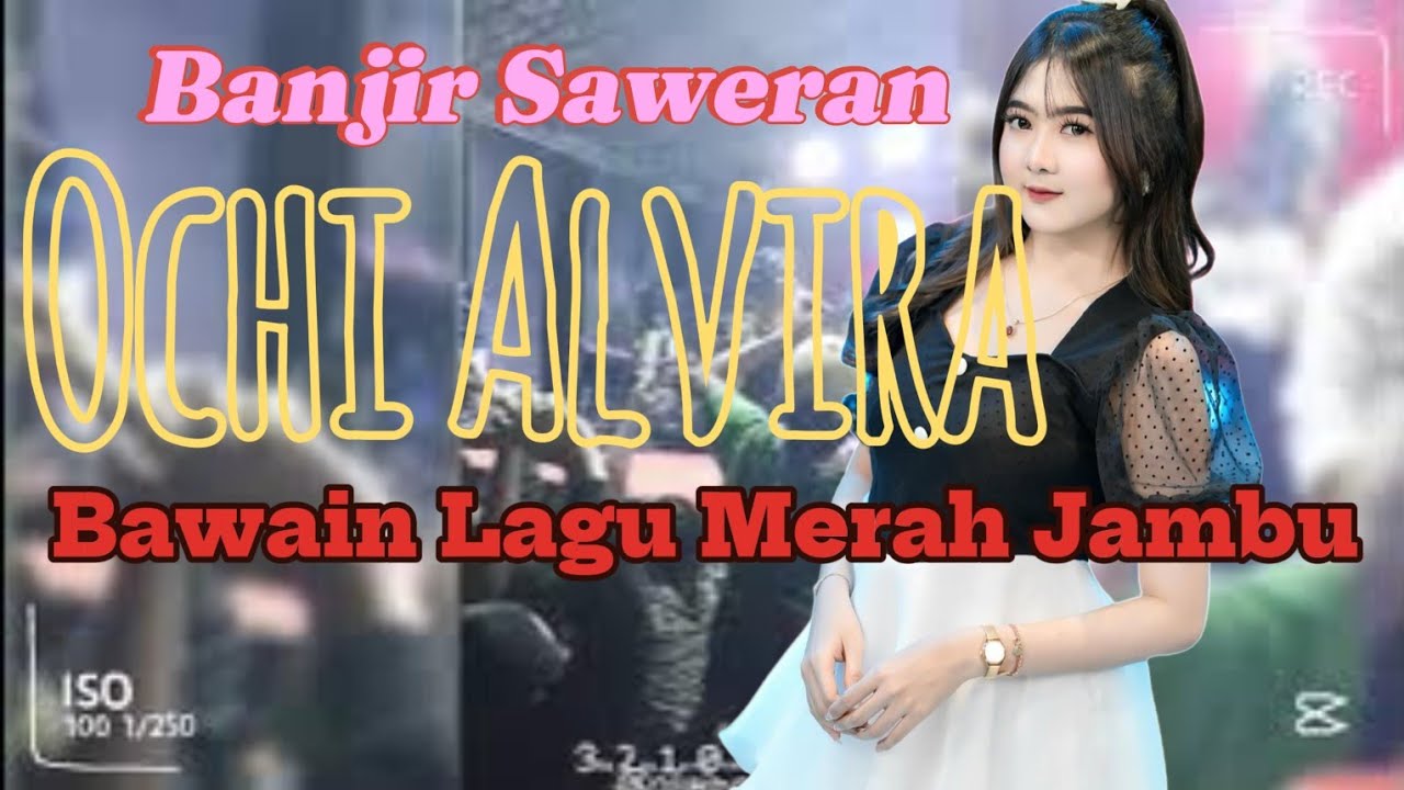 OCHI ALVIRA GOYANG MEMUKAU! Penonton Histeris & Hujan Saweran di Lagu Merah Jambu
