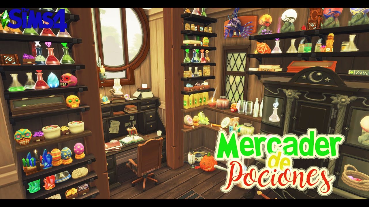 🧚‍♀️La Casa del Mercader de Pociones🧙‍♂️ - Sims 4 - YouTube