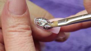 NSI Nails: Removable Gel Tip and Glitter Overlay