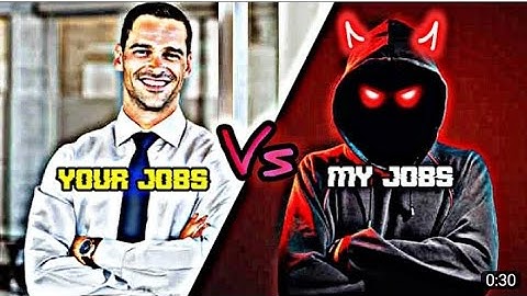 YOUR JOBS🥱 vs MY JOBS😎 ~ hacker attitude status 🔥👿💯 | #psn