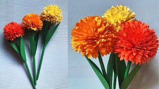 How To Make Beautiful Flower with Paper | Making Paper Flowers Step by Step | DIY paper flowers