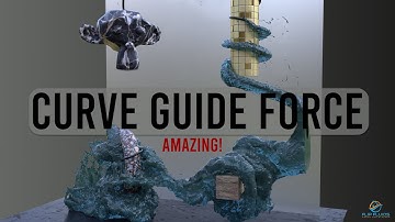 FLIP Fluid´s Curve Guide Force Field is AMAZING!