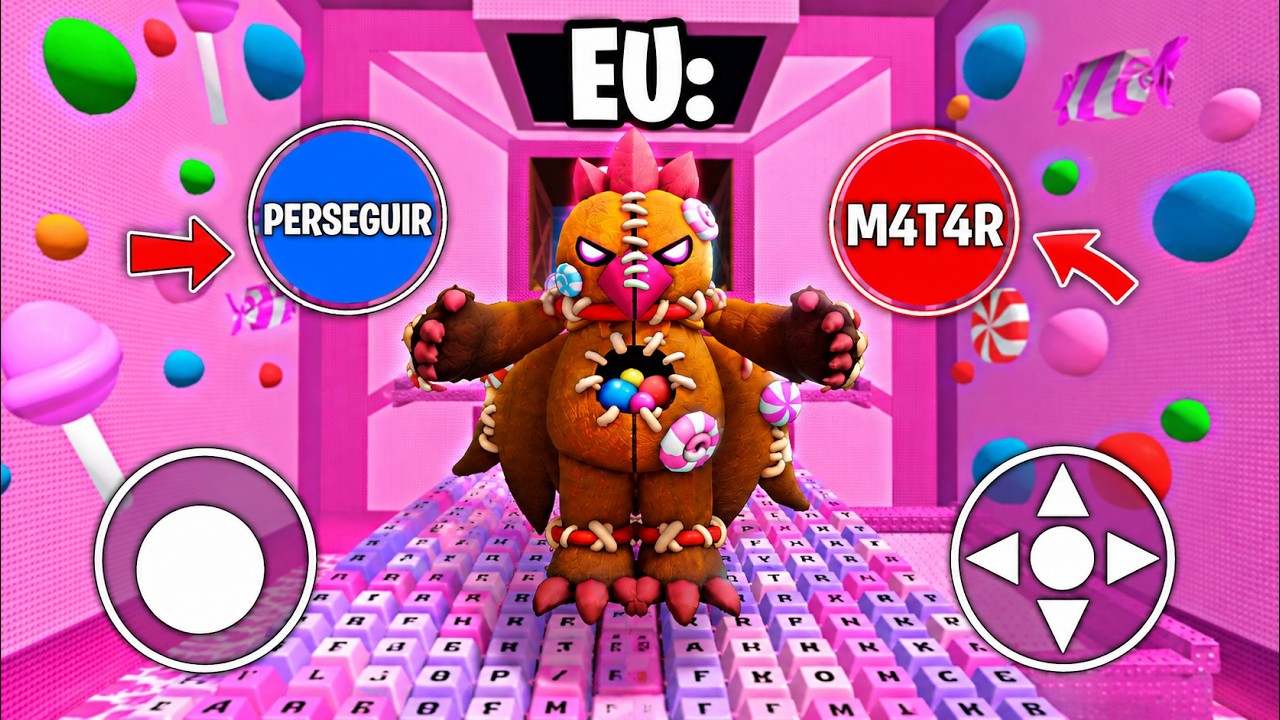 ME TRANSFORMEI EM TODOS OS MONSTROS DO PARKOUR DE TECLADOS!