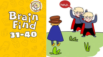 Brain Find Level 31 32 33 34 35 36 37 38 39 40 Walkthrough solution | Xhuru