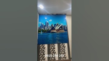 Tranh kính cường lực 3D gắn, vách ngăn kính 3D cao cấp