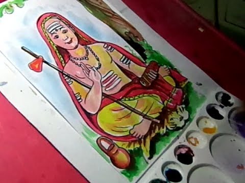 Beautiful drawing of Bala Periyava by Ranjani Sathyanarayanan! – Shankara!
