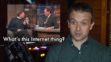 Bill Gates Tells Letterman About the Internet in 1995 | Red Cow Arcade Clip