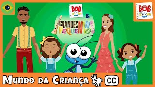 Libras Mundo Da Criança Com Grandes Pequeninos Bob Zoom Vídeo Infantil Musical Oficial