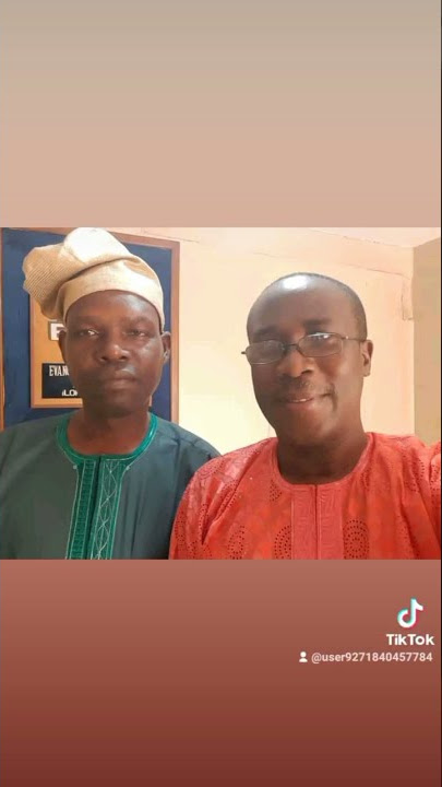 TUNDE TEMITOPE OGUNWALE (MR.T.T.O) With Veteran Gospel Singer, EVANG. AKIN ADEBAYO (IMOLE AYO)