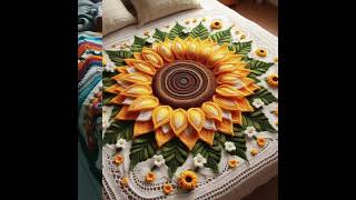 Most Beautiful 💕Crochet Bed Sheets #Knitted #Crochet #Crochetlove #Design #Ideas