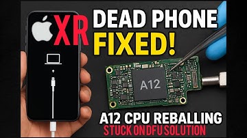 iPhone XR Dead | A12 CPU Reballing | Stuck in Recovery Mode & DFU Fix | we want justice #zubeengarg 