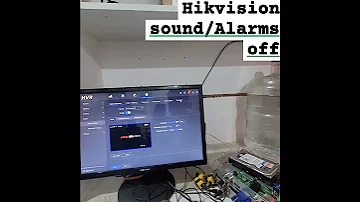 Hikvision Dvr Sound Alarm Off Settings 