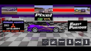 Pixel Car Racer - Fast & Furious - Roman Pearce 2003 Mitsubishi Eclipse Spyder GTS