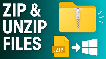 How to Zip and Unzip Files on Windows — Fast & Simple!🔥