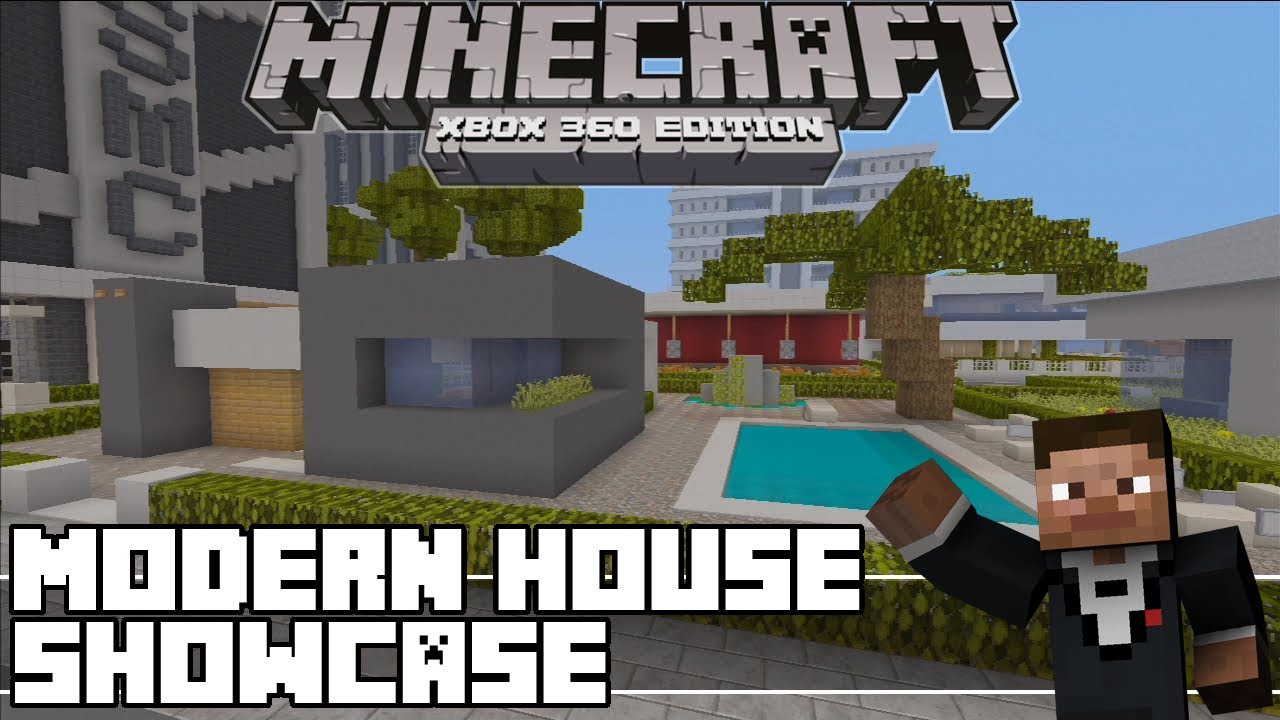 Minecraft Xbox 360 : World of Drew(EP.24) Small Modern House Showcase ...