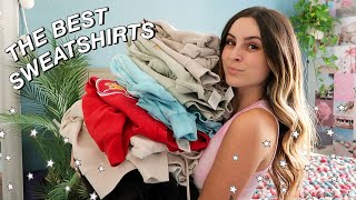 my sweatshirt collection &amp; where to buy them!!