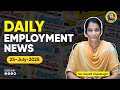 Daily Government Job Updates | 25th July 2025 | Free Job Guide