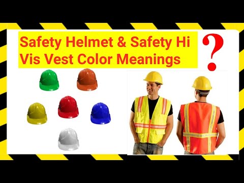 Safety Helmet ⛑ Safety Hi Vis Vest Color