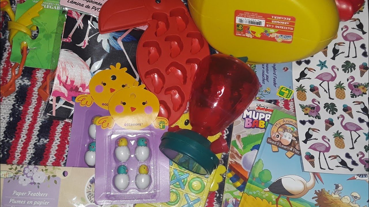 Dollarama Haul 🅿️1️⃣🦆 Bird Activities YouTube