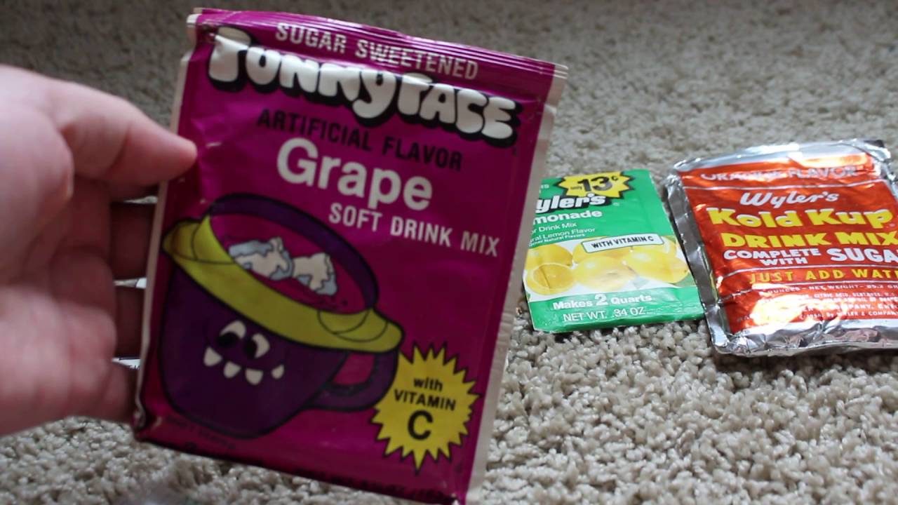 Vintage Drink Mix Lot, Pilsbury Funny Face Kool Aid 1960's 1970's 1980