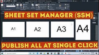 How to create sheet set manager (SSM) Tutorial1