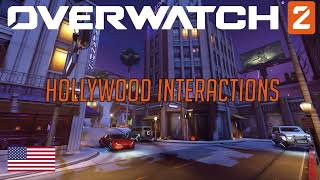 Overwatch 2 Second Closed Beta - Hollywood Map Interactions 🇺🇸