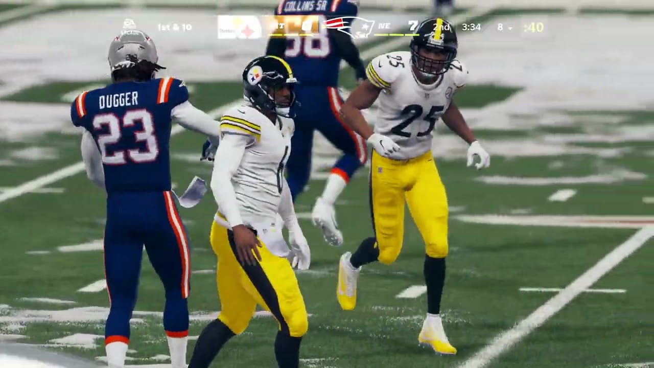Madden NFL 22 Exhibition (Steelers vs Patriots) YouTube