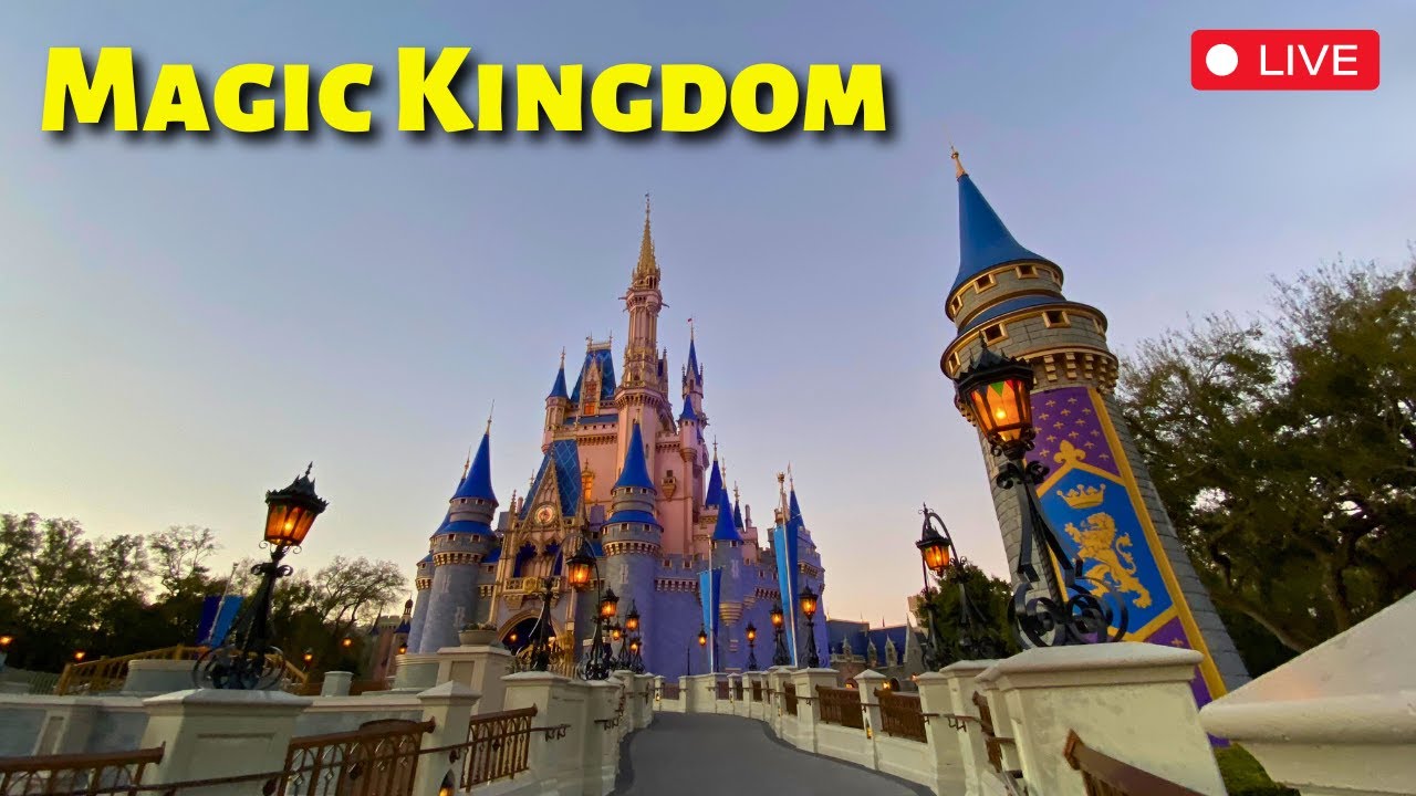 🔴LIVE🔴Magic Kingdom Sunday Night & Happily Ever After Fireworks | Walt ...