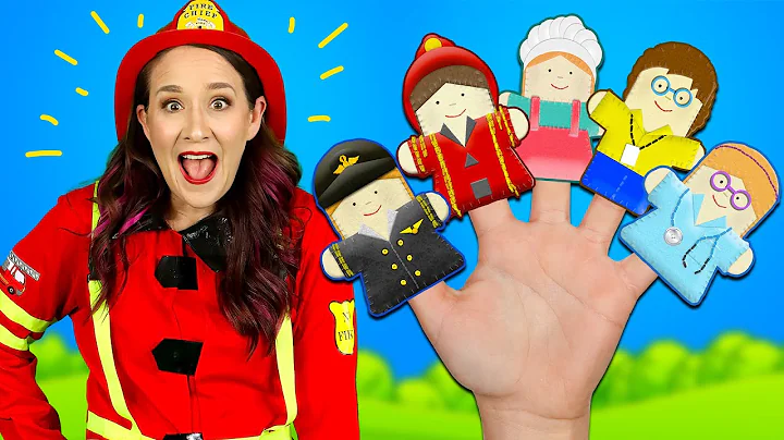 Finger Family - Jobs and Occupations 👩‍⚕️👩‍🚒👨‍🏫 Kids Nursery Rhymes