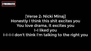 Nicki Minaj - Thought I Knew You feat. The Weeknd (Lyrics)