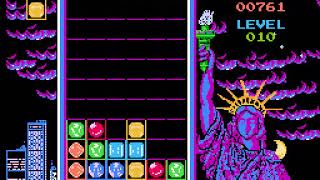 [VLOG][RAW]Play Magic Jewelry 1990 (FC NES Game) 寶石方塊 魔法寶石 screenshot 2