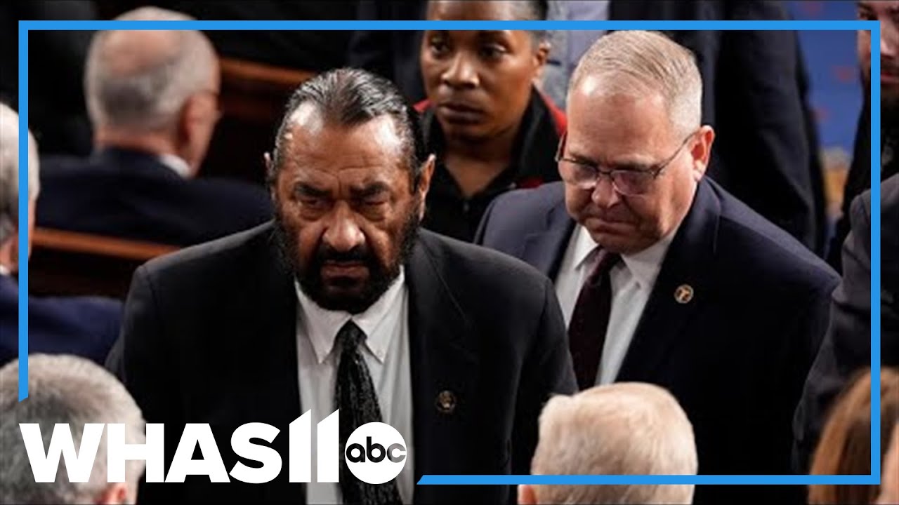 Democrat kicked out during Trump's speech to a joint session of Congress