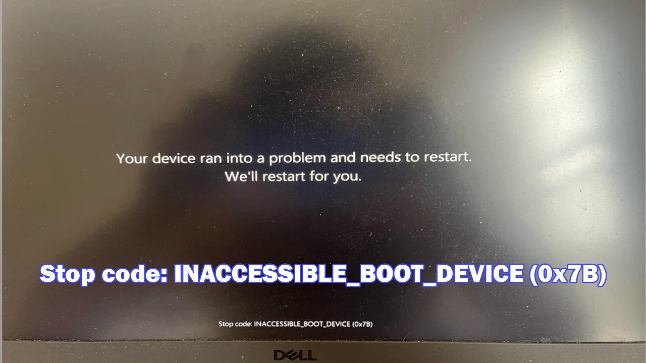 Treble Boot Problem INACCESSIBLE_BOOT_DEVICE (0x7B) || Your device ran into a problem and ...