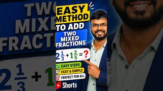 ADDING MIXED FRACTIONS|SUPER EASY TRICK
