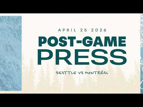 Post Game Press | SEA vs MTL | April 25, 2026