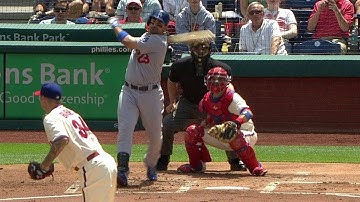 LAD@PHI: Gonzalez laces an RBI double to right-center