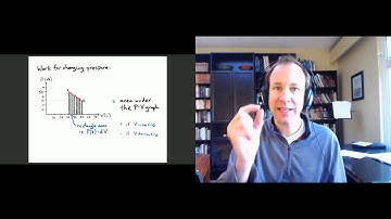 Thermodynamics Oscillations and Waves 18: Work, PV diagrams, and internal energy