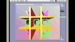 Pangea Tic-Tac-Toe 3D (1995) Macintosh Game screenshot 4