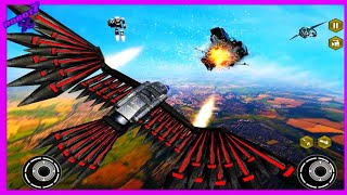 US Police Spy Crow Transforming Robot Bike Android gameplay screenshot 5