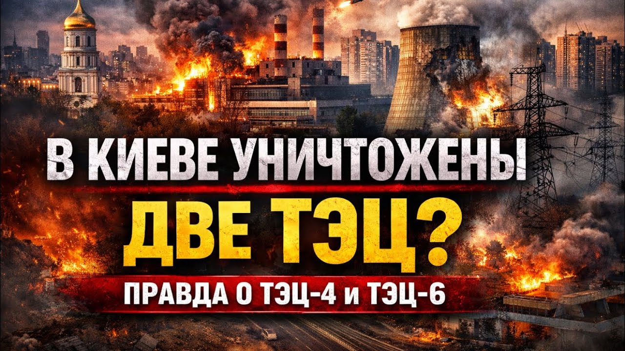 В Киеве уничтожены две ТЕЦ ‼️ правда о ТЕЦ-4 и ТЕЦ-6 ⚠️