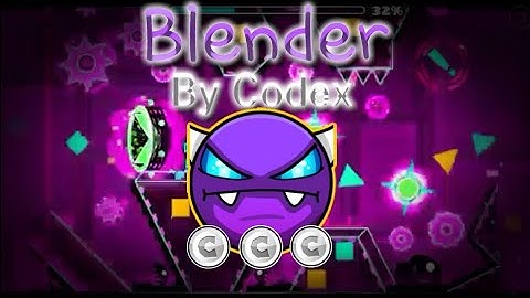 "Blender" by Codex 100% All Coins (Easy Demon) [On Mobile] | Geometry Dash 2..11