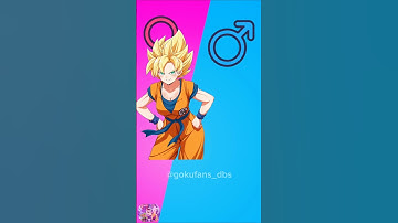 Dragon ball Character in ♂️ Swap ♀️ #shorts #dbs #goku #dragonball