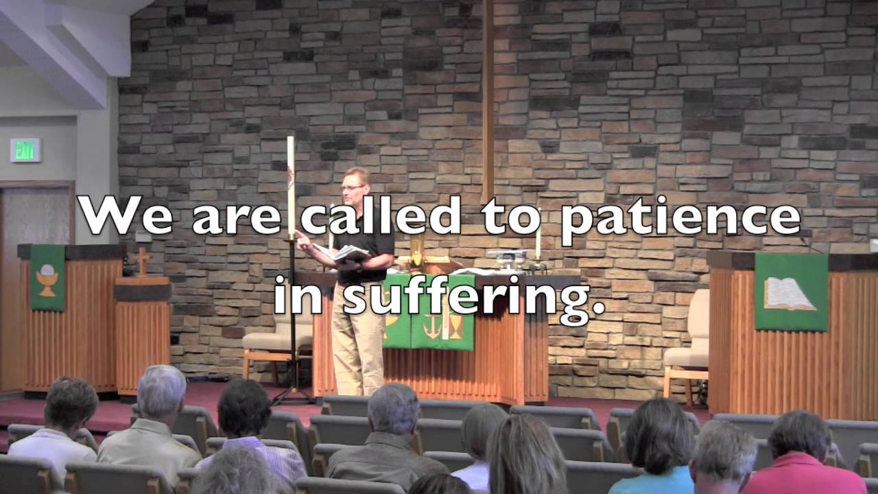Wealth, Patience in Suffering, and Prayer-Pastor Dan Hansen-September 1, 2013