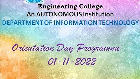 Orientation Program of IT Course |  | ACE Engineering College (ACEG) - Autonomous, Hyderabad
