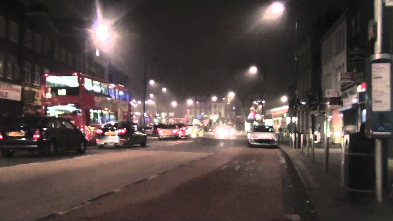 Wood Green at night for timelapse 12 Nov 2012 - YouTube