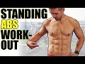 10 minute standing abs routine  strong six pack core workout