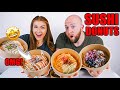 OMG 😱 Wir testen SUSHI DONUTS zum ersten Mal! 🍣+🍩