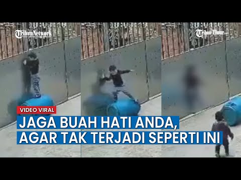 Viral Rekaman CCTV Seorang Anak Bermain Tali hingga Berakhir Nahas