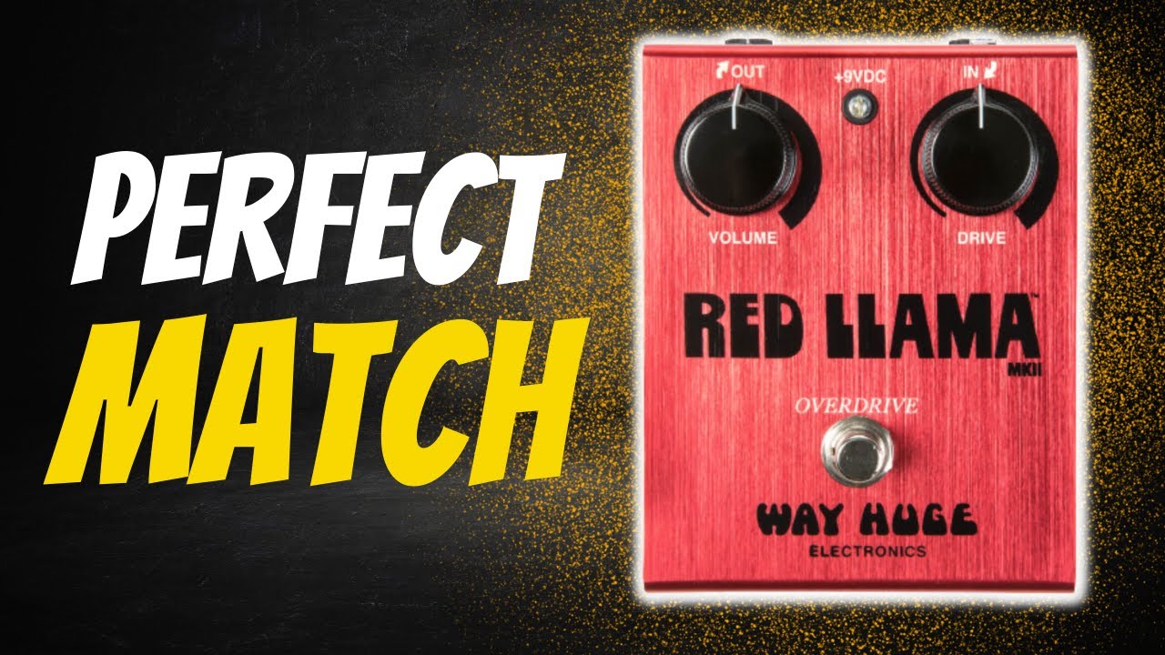 VOX AC15 with WAY HUGE RED LLAMA (Vox Friendly Pedals) - YouTube