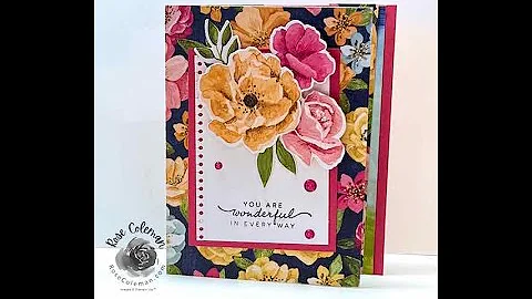 Easy Accordian Fun fold card   facebook live June ...